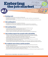 Entering the job market